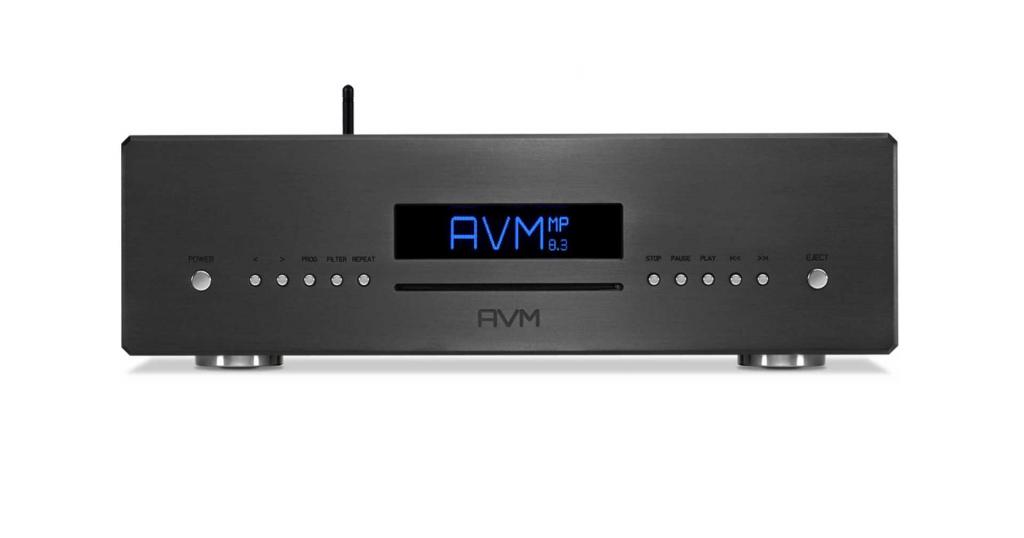 AVM Ovation MP8.3 schwarz - Referenz CD-Player und Audio Streamer (Vorführware)